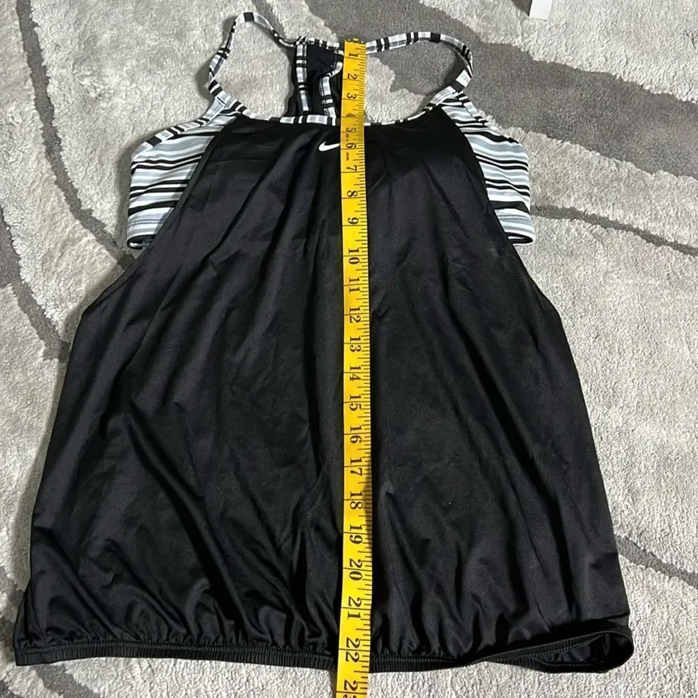 Nike Layered Tankini Swim Top